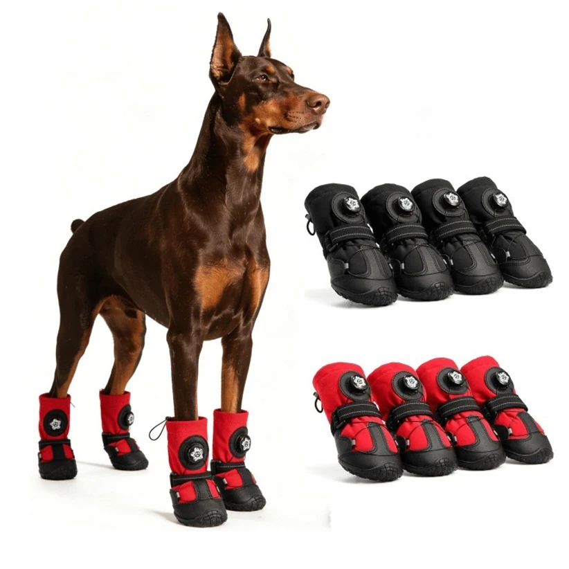 Botas senderismo con dial para perros medianos y grandes