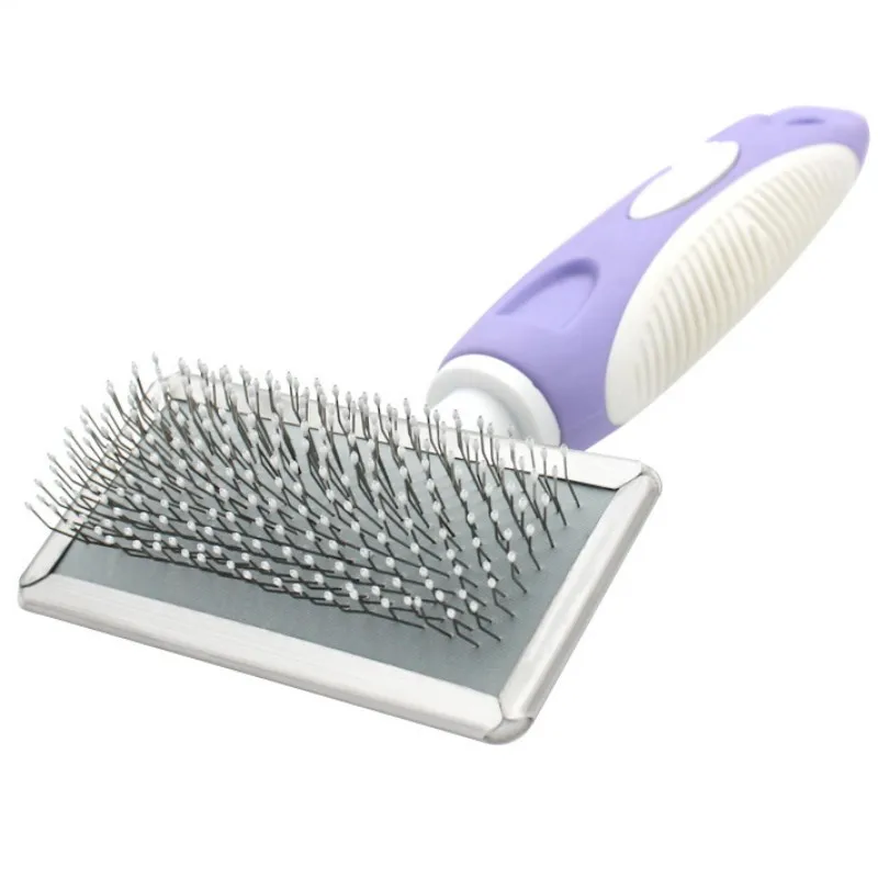 Dog Brush Pet Hair Remover Massage Dog Hair Brush Stainless Steel Combs for Cats Cleaning Tools Pet Grooming Dogs Accessories - imagen 3