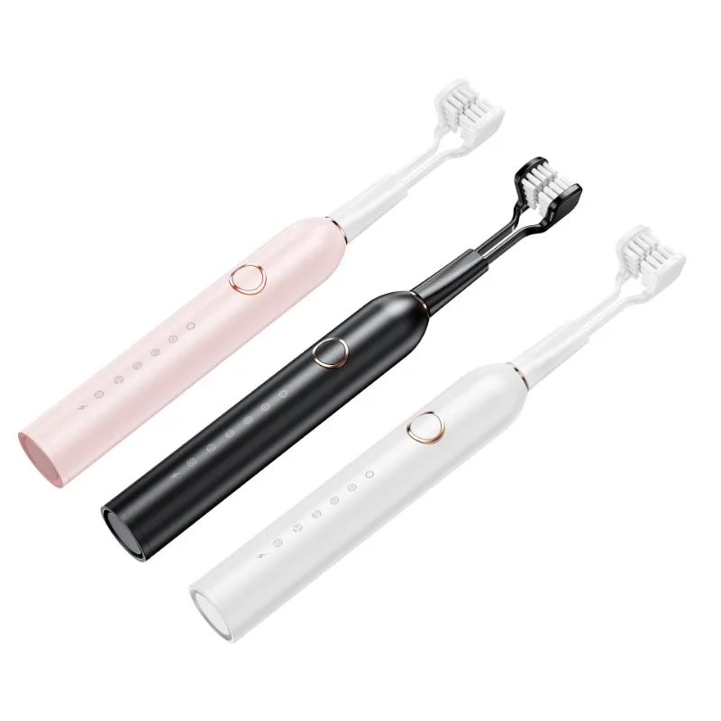 Kit de cepillo de dientes eléctrico, cuidado Dental para perros y gatos, limpieza de dientes, suministros para mascotas, productos, cepillo de dientes, 2 cabezales, accesorios de limpieza bucal - imagen 5