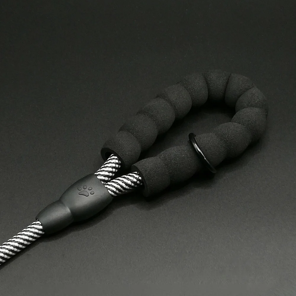 Correa para perros antiadherente: cadena para perros con agarre manual que no se atrecha para perros pequeños, medianos y grandes, correa duradera para mascotas para caminar, - imagen 2