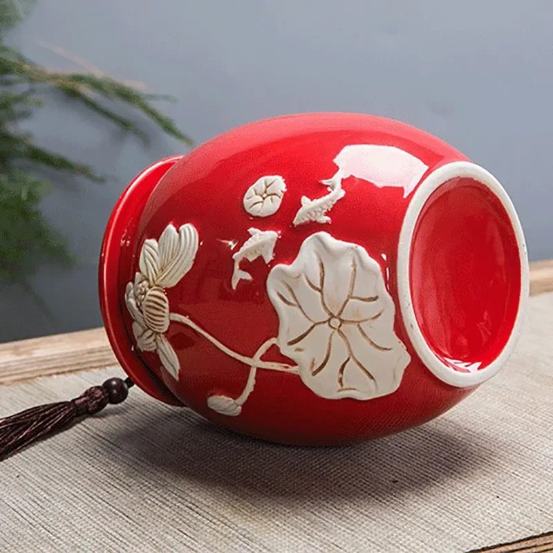 Cajas conmemorativas para mascotas, urnas de cerámica para mascotas, pequeños animales personalizados, funerales, portátiles, accesorios para perros, recuerdo de perro decantado - imagen 3