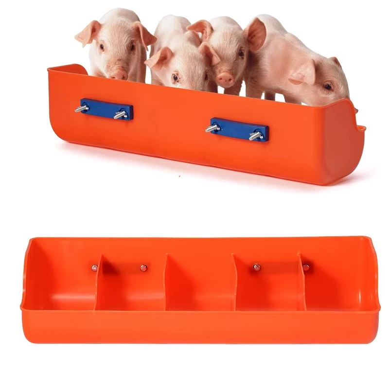 Cuenco de alimentación para cerdos, bebedero automático para conejillos, cuenco de alimentación para aves de corral, alimentador para ovejas y cerdos de gran capacidad, alimentador para animales de granja