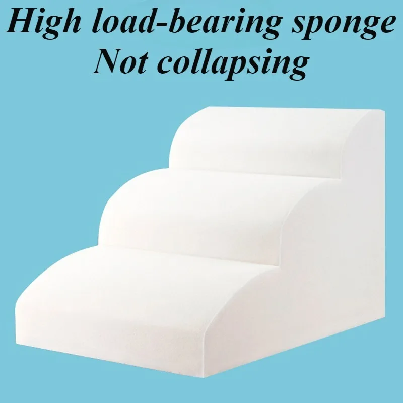 Escalera de esponja lateral para cachorros, rampa duradera para gatos, escalones de escalada para mascotas de interior, patas suaves y cómodas, rampas estables, productos para mascotas - imagen 4