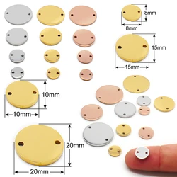 Joyas para gatos y perros en acero inoxidable con agujeros dobles