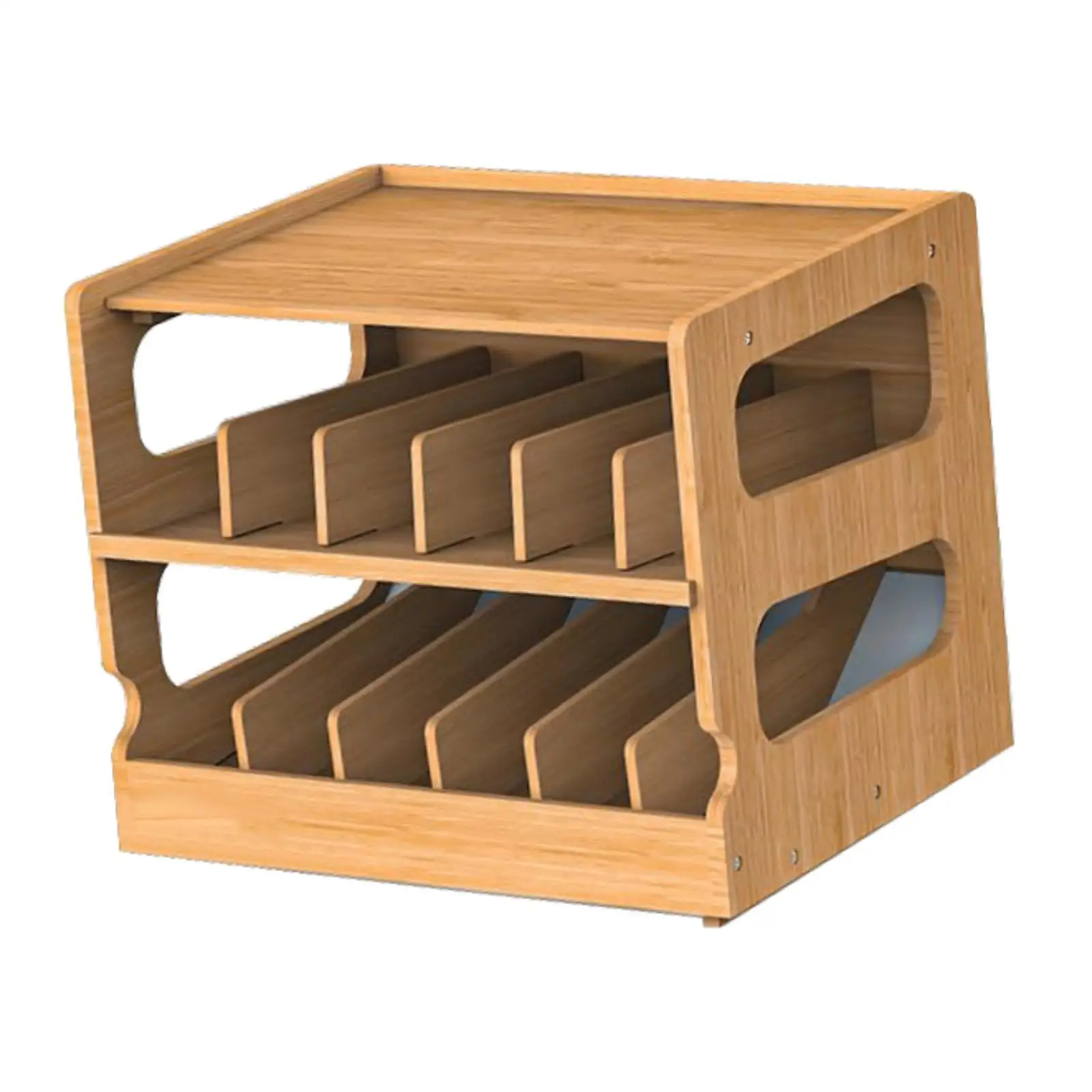 Cat Food Cans Storage Organizer Non Slip Double Layer Canned Wet Cat Food Storage Shelf for Home Small Space Fridge Living Room