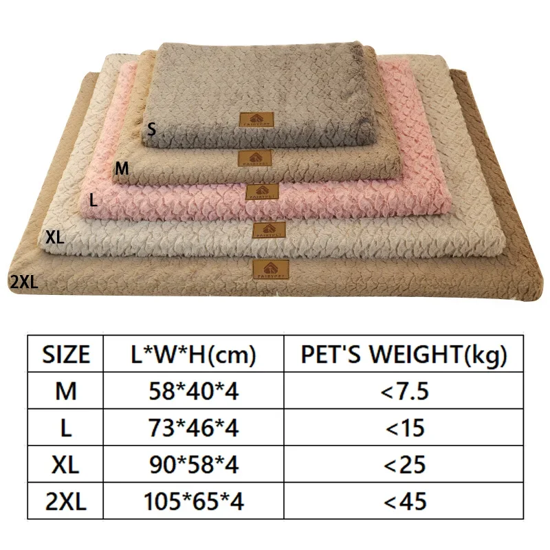 Cama para mascotas de espuma 3D con cubierta de piel sintética lavable extraíble, cama ortopédica impermeable para perro, cama para perro con parte inferior antideslizante - imagen 5