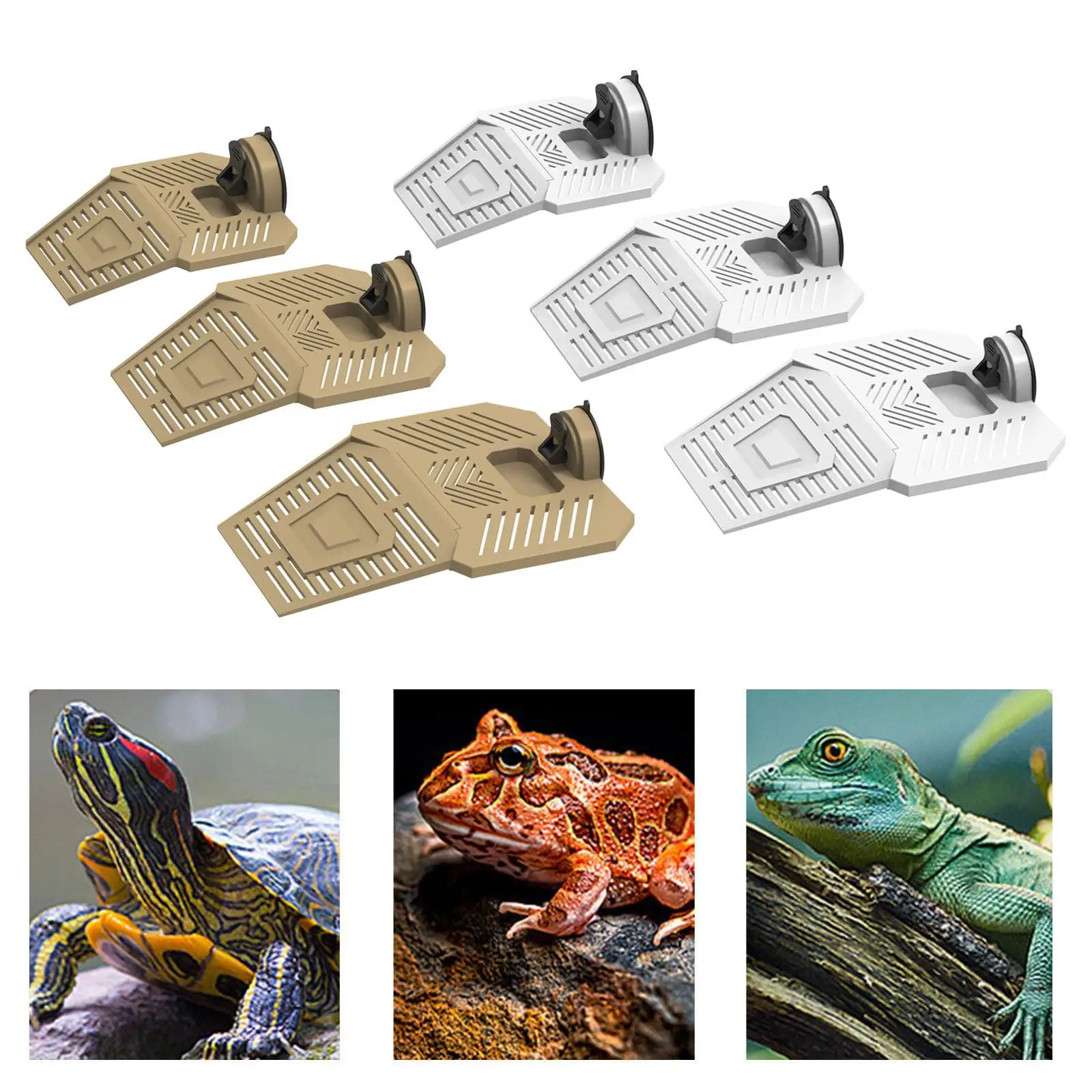 Turtle Basking Platform Wharf Tortoise Resting Terrace Reptile Basking Dock Removable for Pet Bearded Dragon Easy to Install Turtle Basking Platform Wharf Tortoise Resting Terrace Reptile Basking Dock Removable for Pet Bearded Dragon Easy to Install