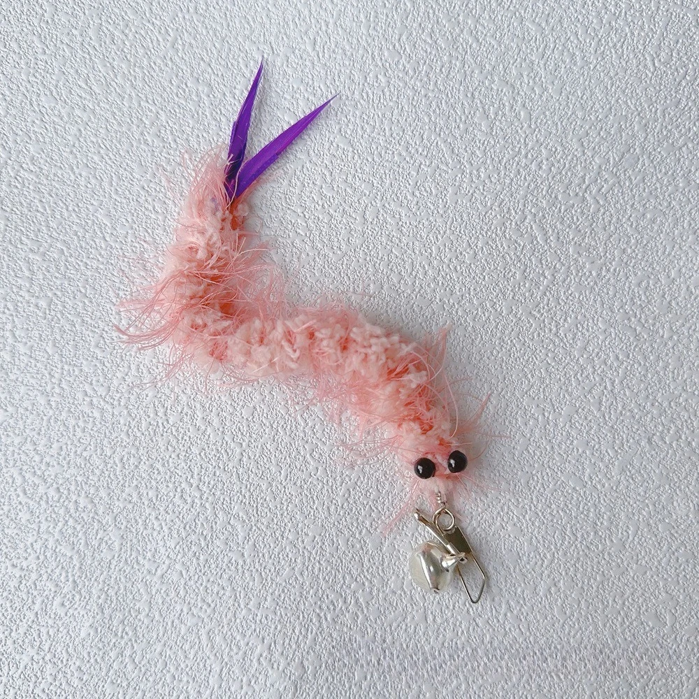 2 uds/3 uds camarones de peluche mascota gato juguete accesorios de repuesto divertido palo de rompecabezas varita de juguete - imagen 5