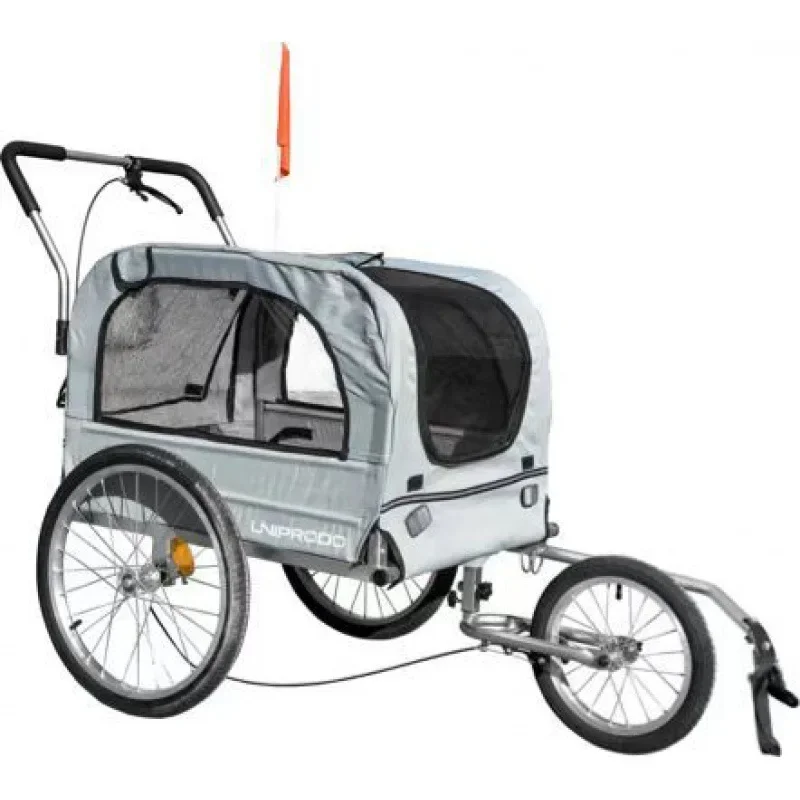 Remolques para mascotas para ciclismo al aire libre, bicicleta de montaña, cubo para remolque montado en la parte trasera, remolque para perros y gatos, cochecitos para perros con bicicleta push-pull