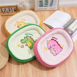 Cama de peluche antideslizante para perros pequeños, colores vivos
