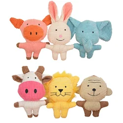 Juguete de peluche para perros con chirrido - interactivo y mordedor