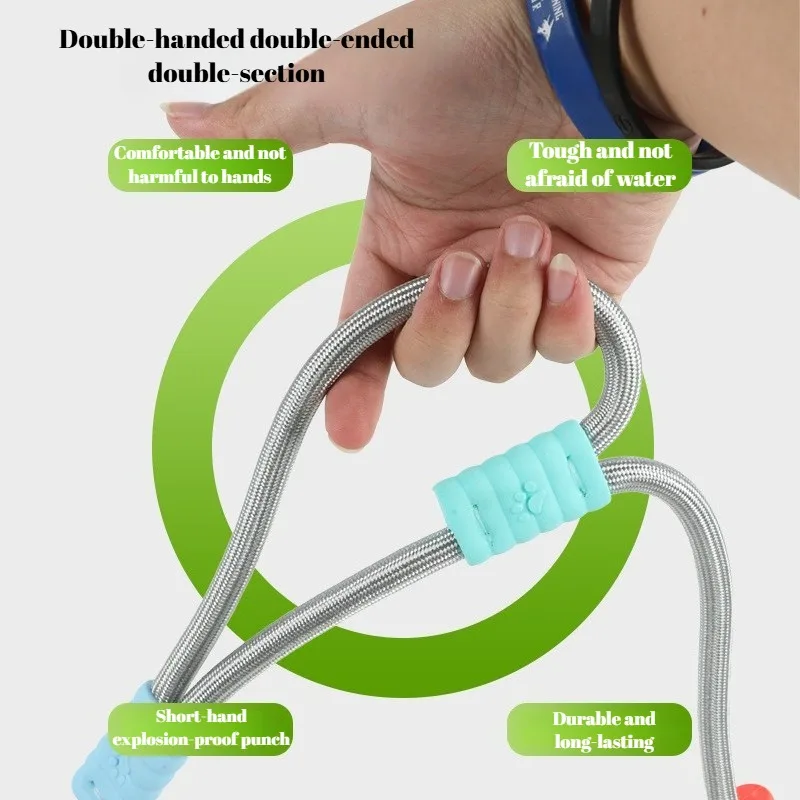 Correa para perro, Collar para cachorros pequeños, entrenamiento a prueba de explosiones, cómoda, antiescape, cuerda P para caminar, suministros de accesorios de tracción para mascotas - imagen 3