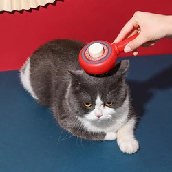 Nuevo peine para gato caliente, cepillo especial para flotar artefactos para el cabello, peine de aguja para perro, suministros de limpieza para mascotas