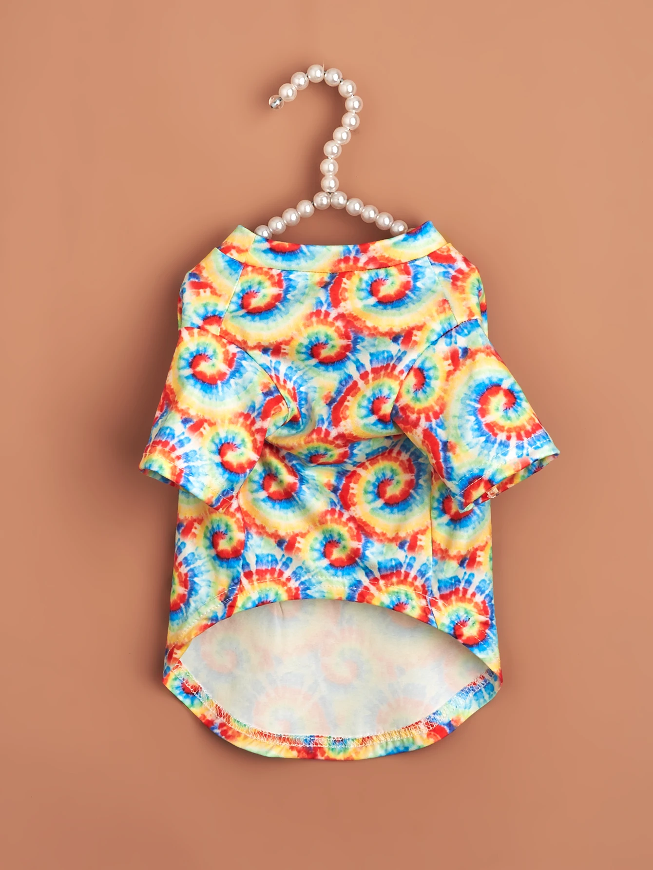 Camiseta de tela para perros con ropa estampada colorida para cachorros, perros y gatos, ropa fresca, disfraz de Yorkie Chihuahua - imagen 4