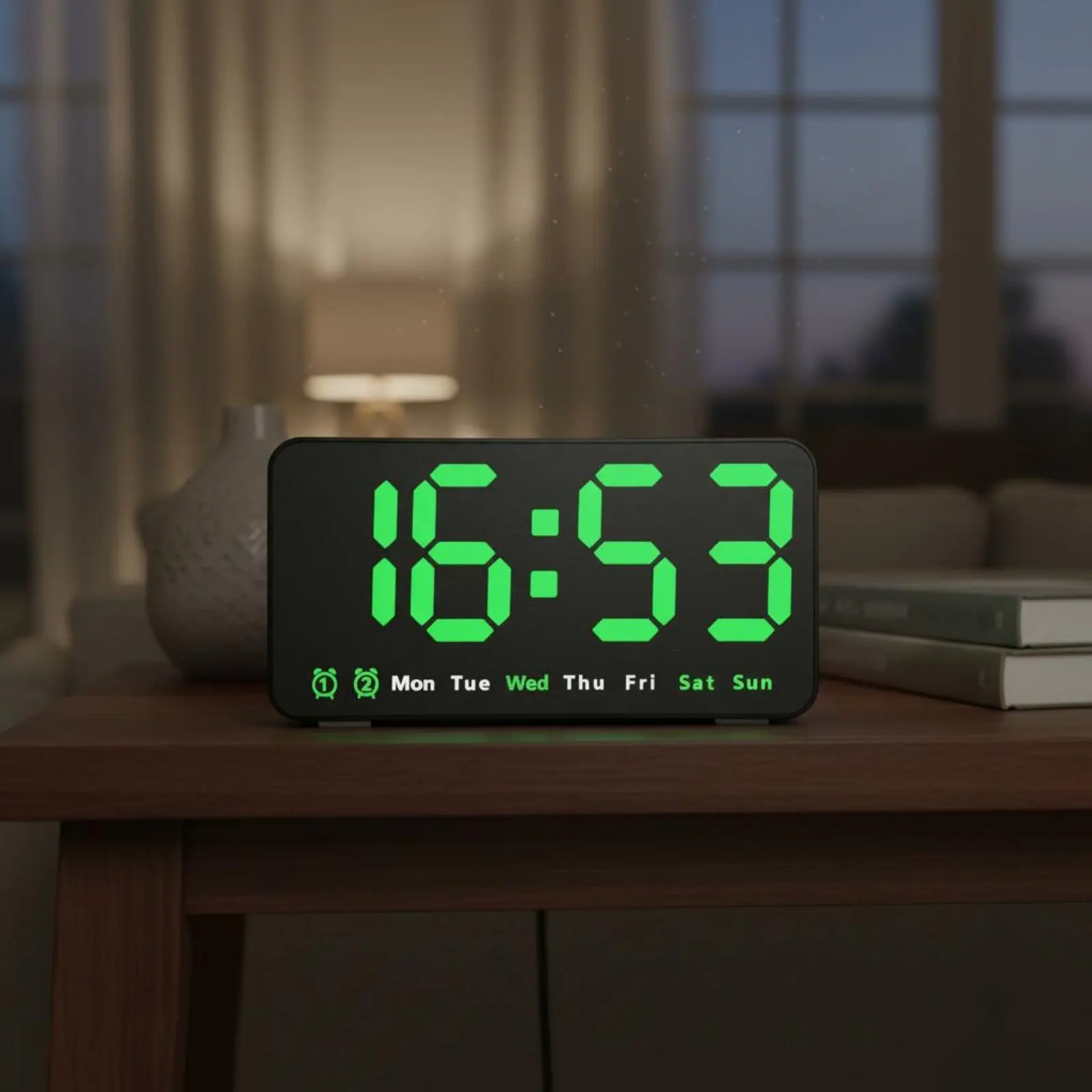Despertador digital LED con termómetro de ambiente para gatos y perros - imagen 5