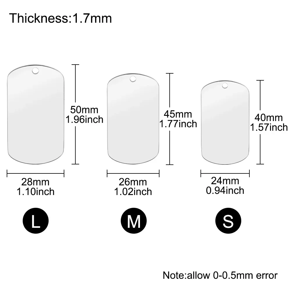 Suministros para mascotas, etiqueta de identificación de perro personalizada, accesorios colgantes de gato grabados personalizados de acero inoxidable, 1 ud. - imagen 2