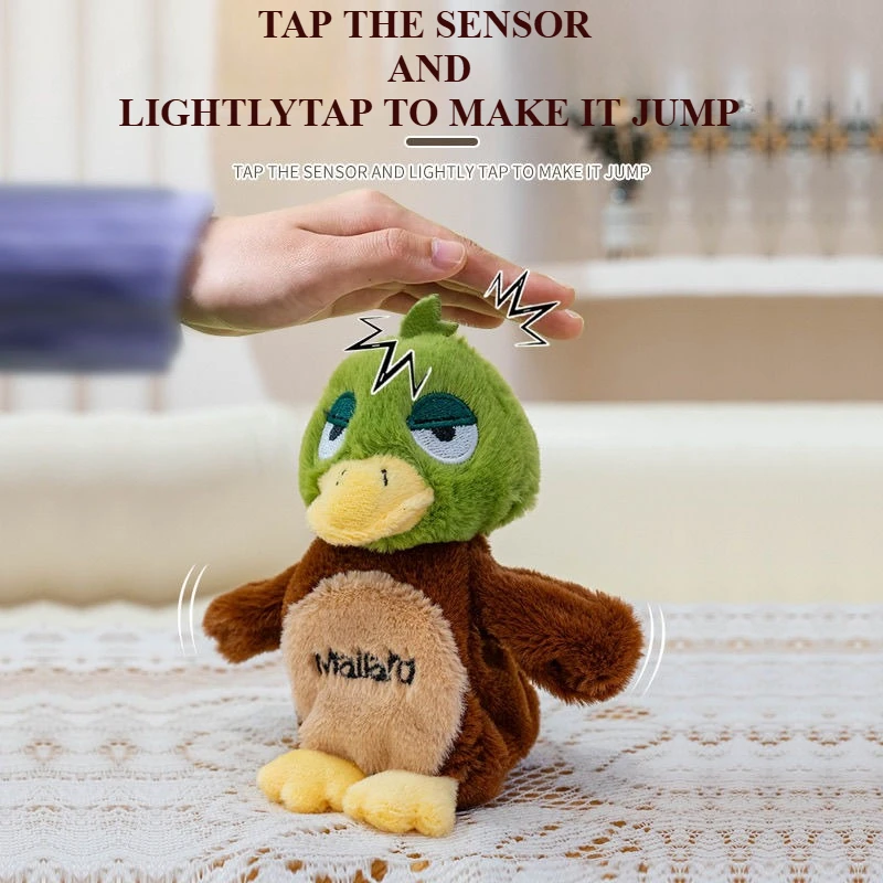 Juguete interactivo para gatos, pájaro volador, juguetes para mascotas, pájaros rellenos recargables, juguete de animales de peluche para gatos de interior - imagen 3