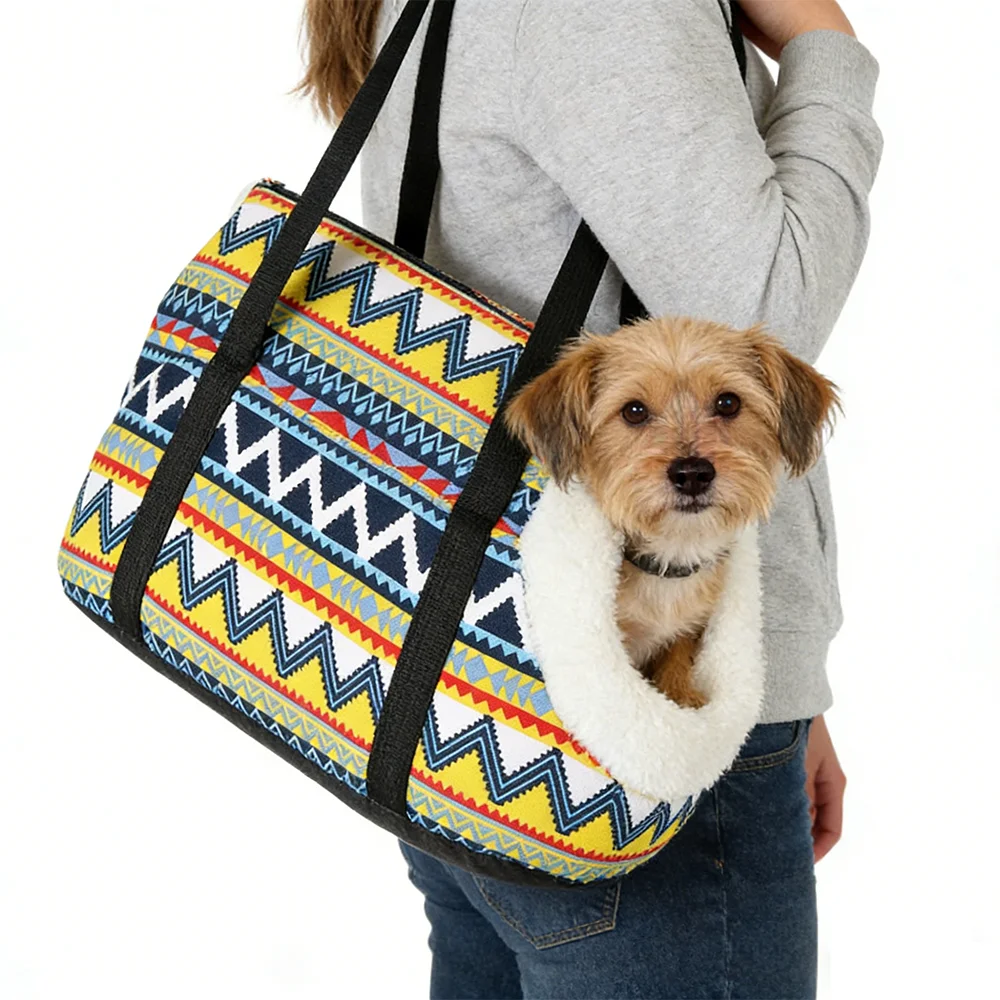 Bolsa transportadora cálida para gatos y perros pequeños – Plegable