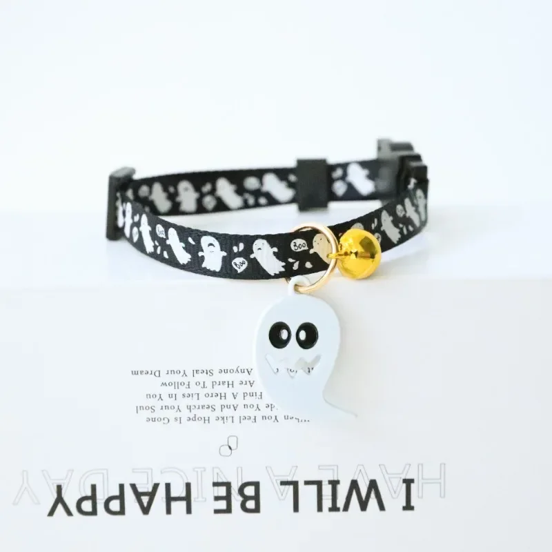 Collar ajustable para gato de Halloween, colgante para perro, gatito, cachorro, productos para mascotas, accesorios para gatos, decoración de Halloween - imagen 2