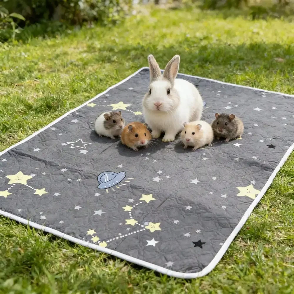 Alfombrilla absorbente para conejos y hámsteres - imagen 3