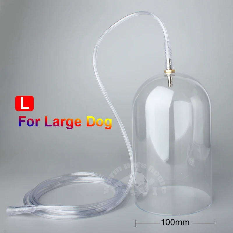 Mascarilla de oxígeno para mascotas, máscara atomizadora para perros y gatos, zorros largos, animales, cilindro - imagen 4