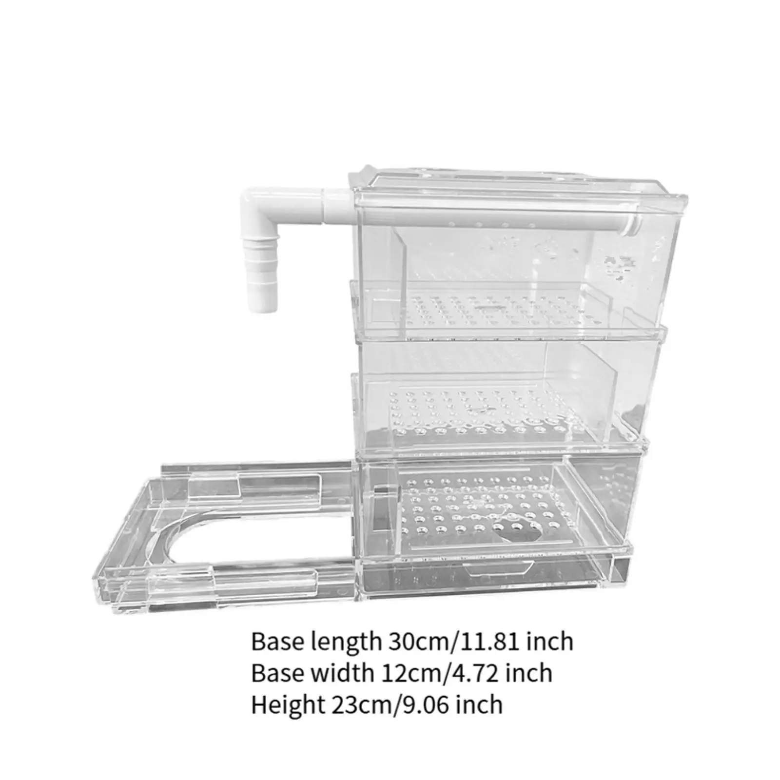 Aquarium Filter Drip Box Overflow Pipe Filter Circulation Water Cleaning Multi Layer Filtration Device Fish Tank Top Filter Aquarium Filter Drip Box Overflow Pipe Filter Circulation Water Cleaning Multi Layer Filtration Device Fish Tank Top Filter