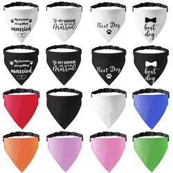 Pañuelo triangular de algodón para gatos – ajustable y cómodo