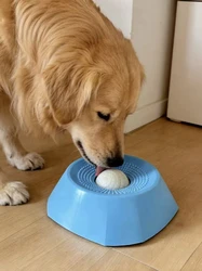 Comedero lento esférico antiatragantamiento para perros