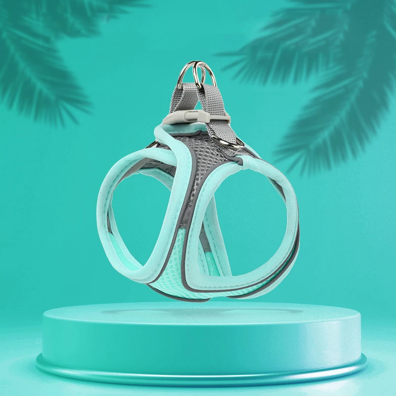 Chaleco transpirable para perros para mascotas, faja pectoral, correas traseras, previene el ruptura, exclusivo para uso en exteriores, reflexión nocturna ajustable - imagen 2