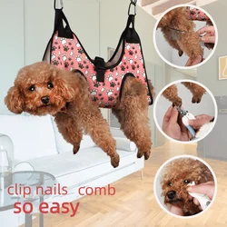 Hamaca de lujo para cortar uñas a perros pequeños y medianos, cómoda