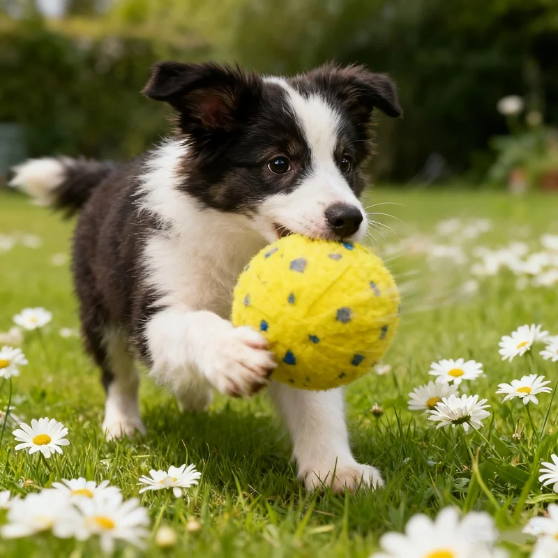 Nueva pelota de juguete inteligente para perros ETPU palomitas de maíz saltando la pelota de juguete para perros tiene múltiples funciones como rebote y filando - imagen 5