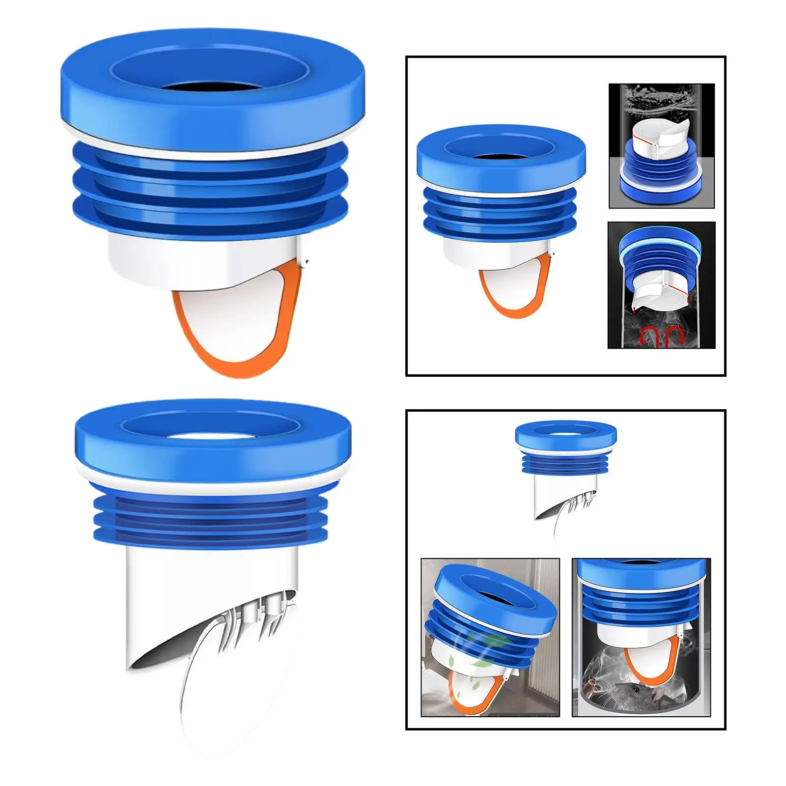 Toilet Flanges Seal Rings Toilet Component Hole Plug Thickened Toilet Odor Blocking Prevent Plug Water Resistant Toilet Seal