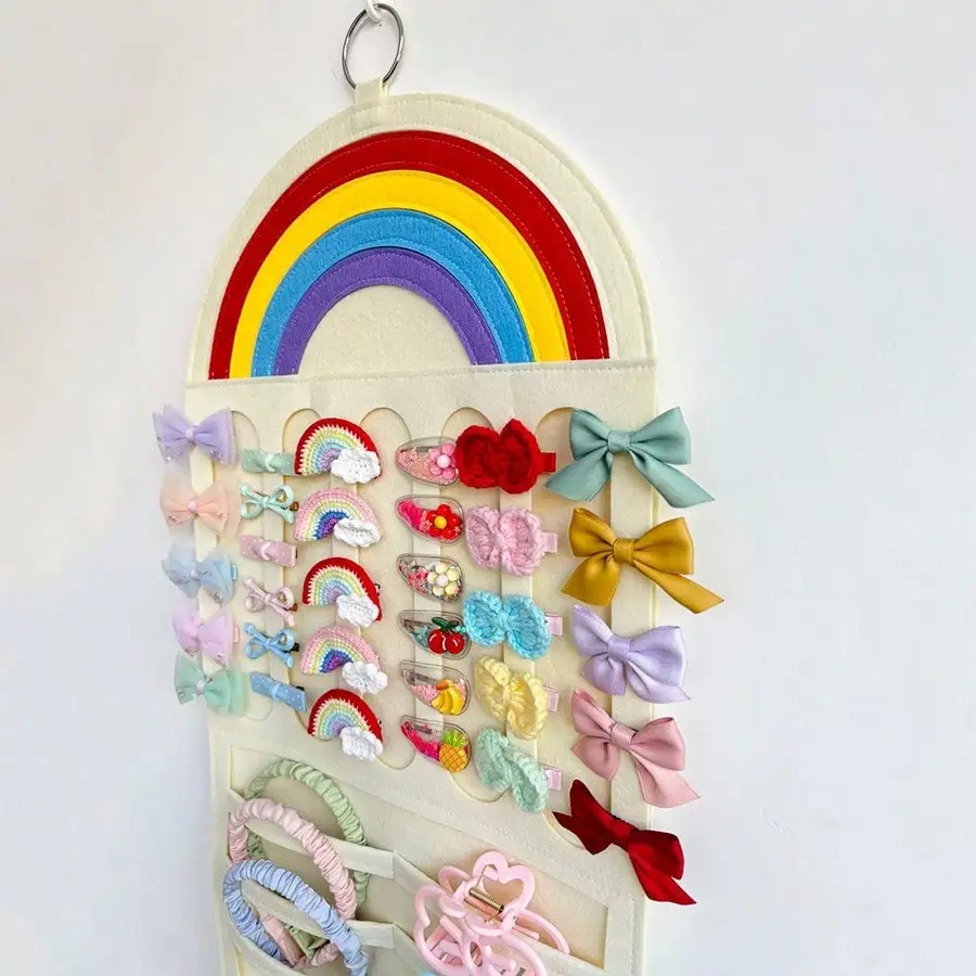 Organizador de lazos para gatos y perros – Bolsa colgante pared - imagen 4
