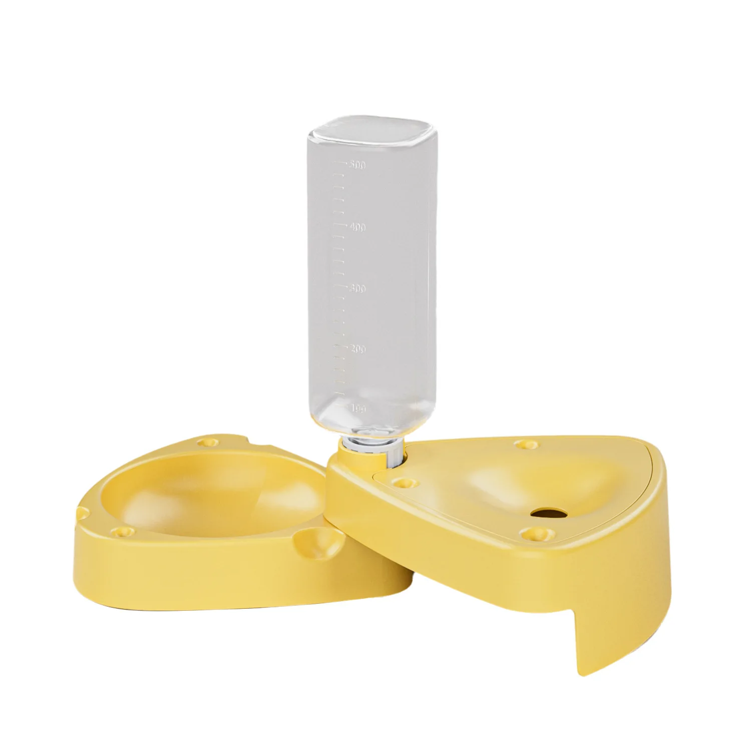 Botella de agua plegable para gatos y juego de cuencos para queso, cuencos de agua portátiles para comida para gatos, cuencos para gatos a prueba de fugas para viajes - imagen 5