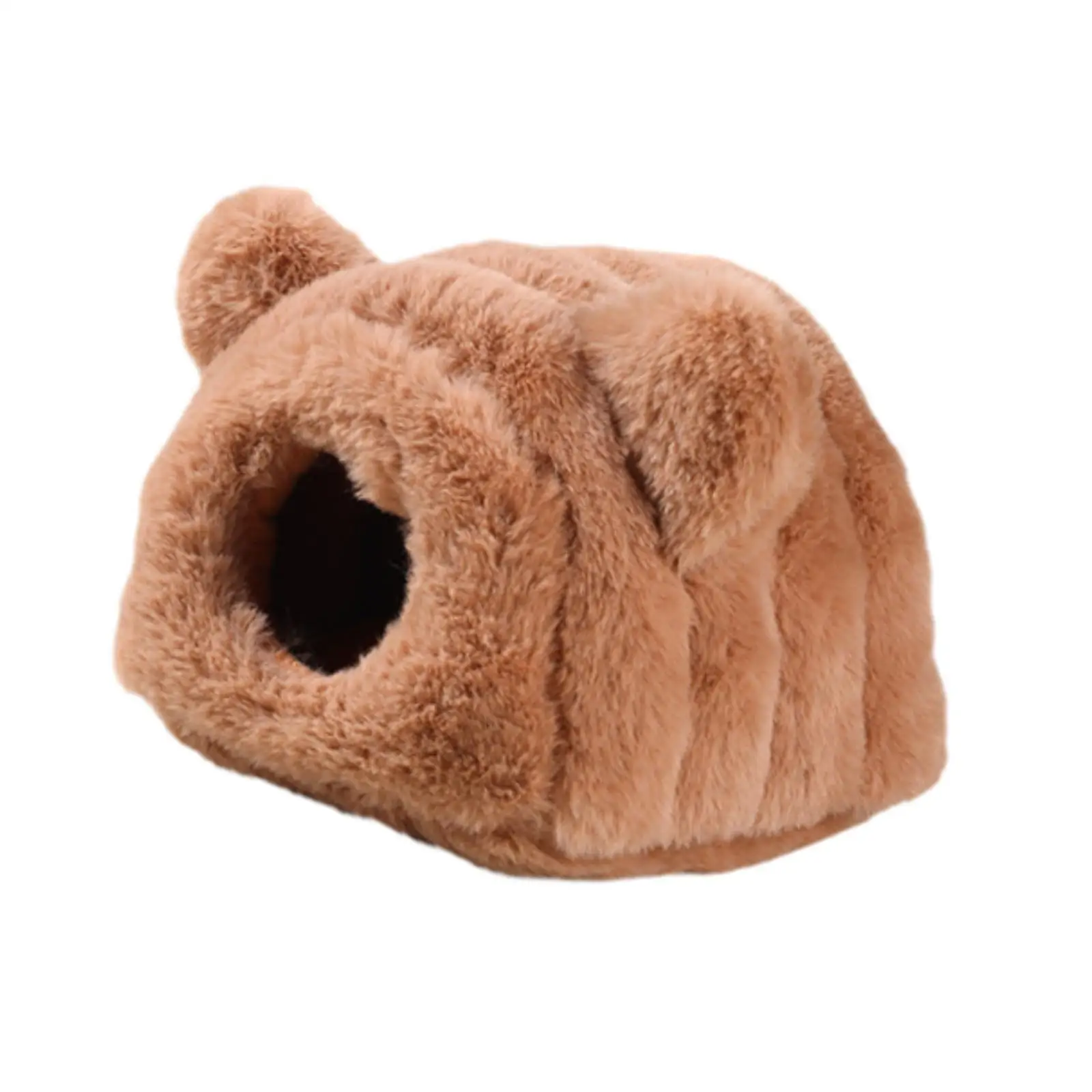 Hamster Bed Habitat, Plush Small Animals Bedding House Hideout for Small Pets, Chinchilla