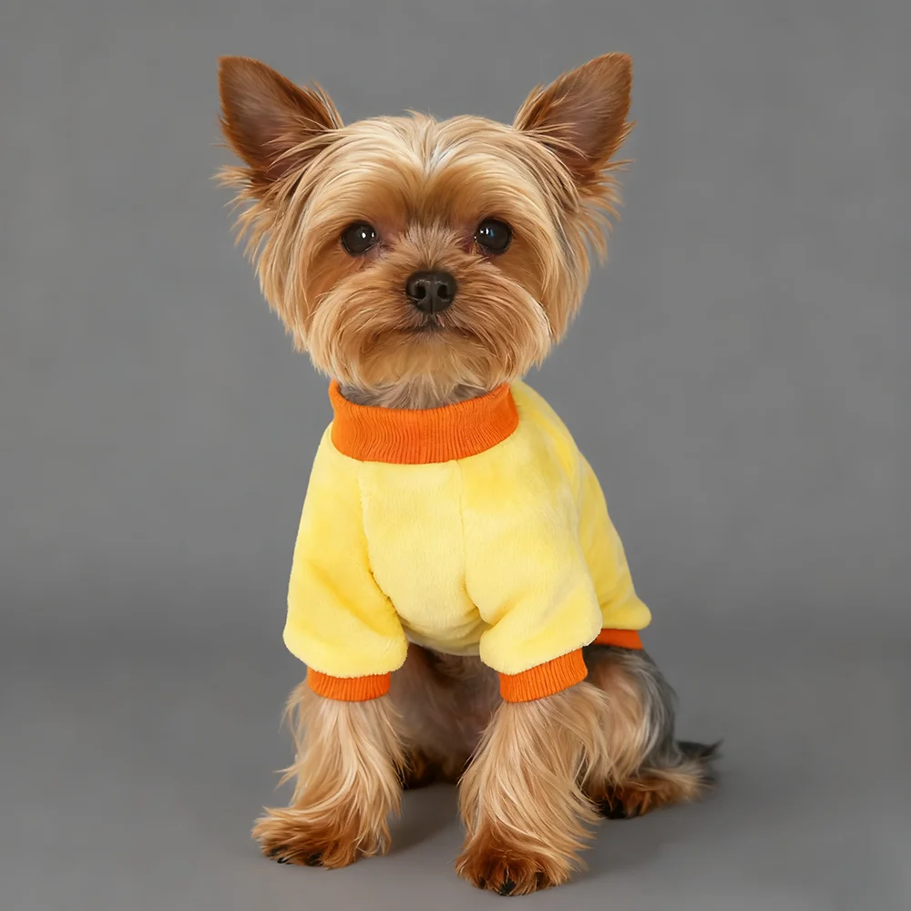 Suéter para perros pequeños, abrigo de invierno, ropa cálida de lana para cachorros, jersey bonito y colorido con frutas, jersey suave, ropa para clima frío - imagen 5