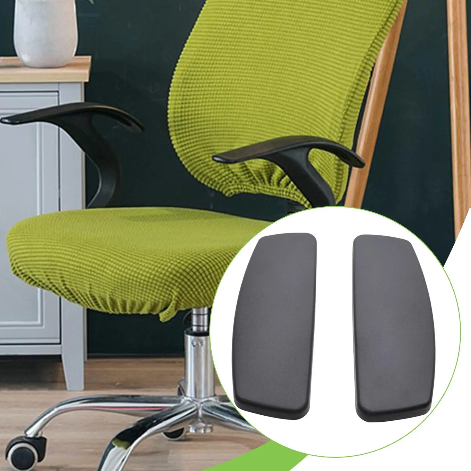 Reposabrazos de repuesto acolchados para silla de oficina ergonómica - imagen 4