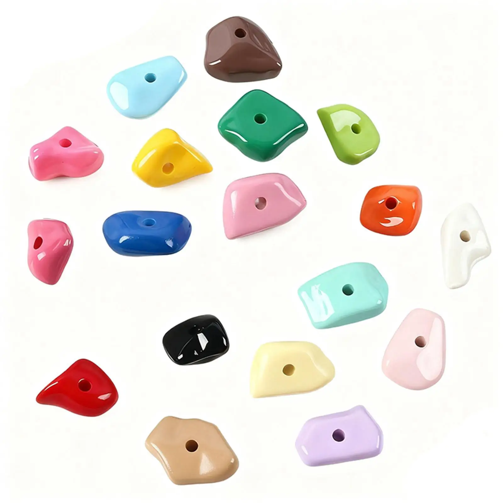10x Climbing Wall Accessories Colorful for Climbing Training Captive Habitat 10x Climbing Wall Accessories Colorful for Climbing Training Captive Habitat