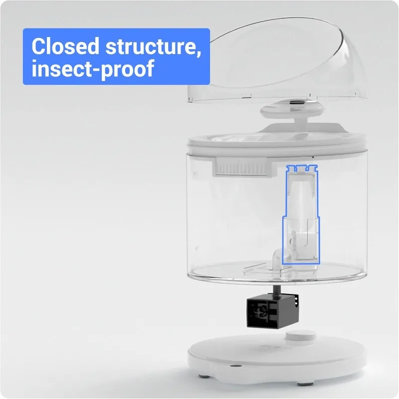 Filtro original catlink -2 piezas compatible con fuente para beber para mascotas CATLINK PURE 2, filtros de repuesto para dispensadores de agua para gatos - imagen 3