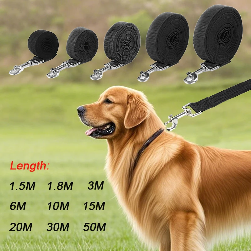 Correa de nailon para perros, 10, 15 y 20 m, entrenamiento y paseo - imagen 4
