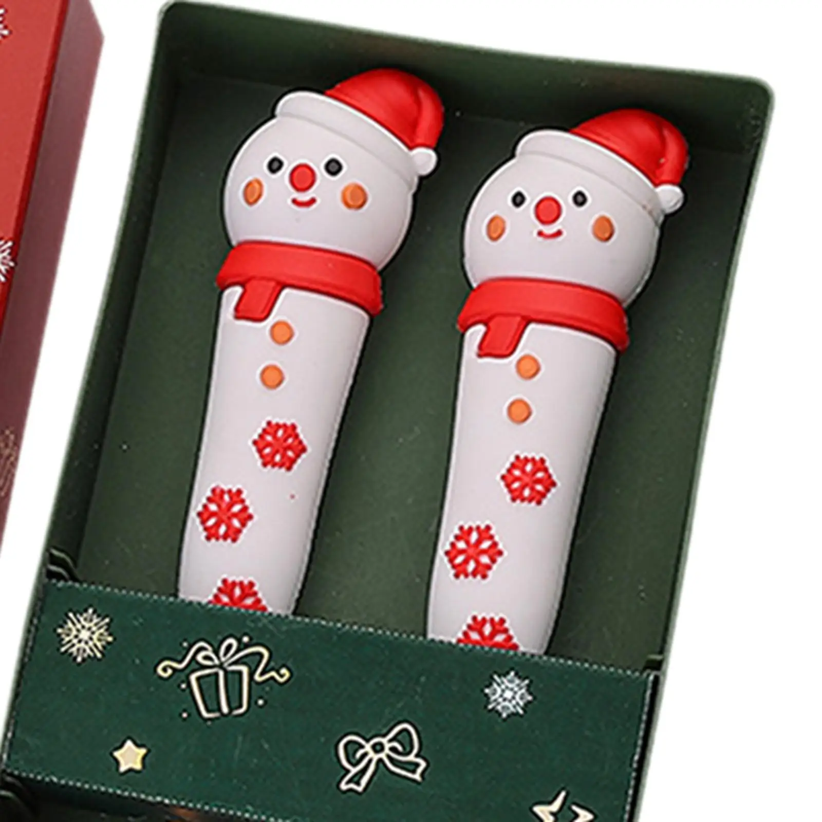Christmas Spoons Forks Set Reusable Tea Spoons Stainless Steel Dessert Spoons Forks for Christmas Party Xmas Daily Use Dessert