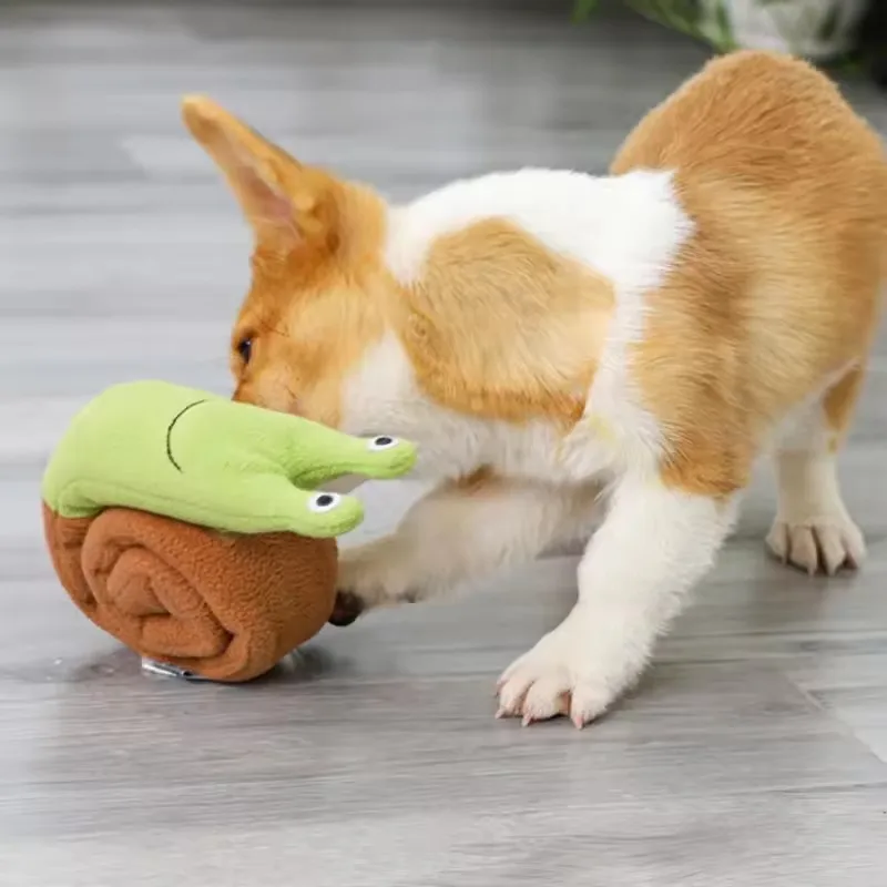 Juguete para olfatear mascotas, juguete interactivo de descriptografía para perros chirriantes para adiestramiento, entrenamiento de instinto, juguete suave para cachorros, juguete educativo para la dentición del perro - imagen 3