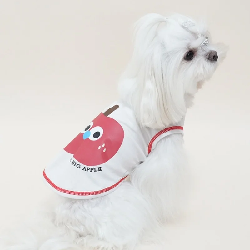 Chaleco de algodón sin mangas para perros pequeños Maltese y Yorkie - imagen 2