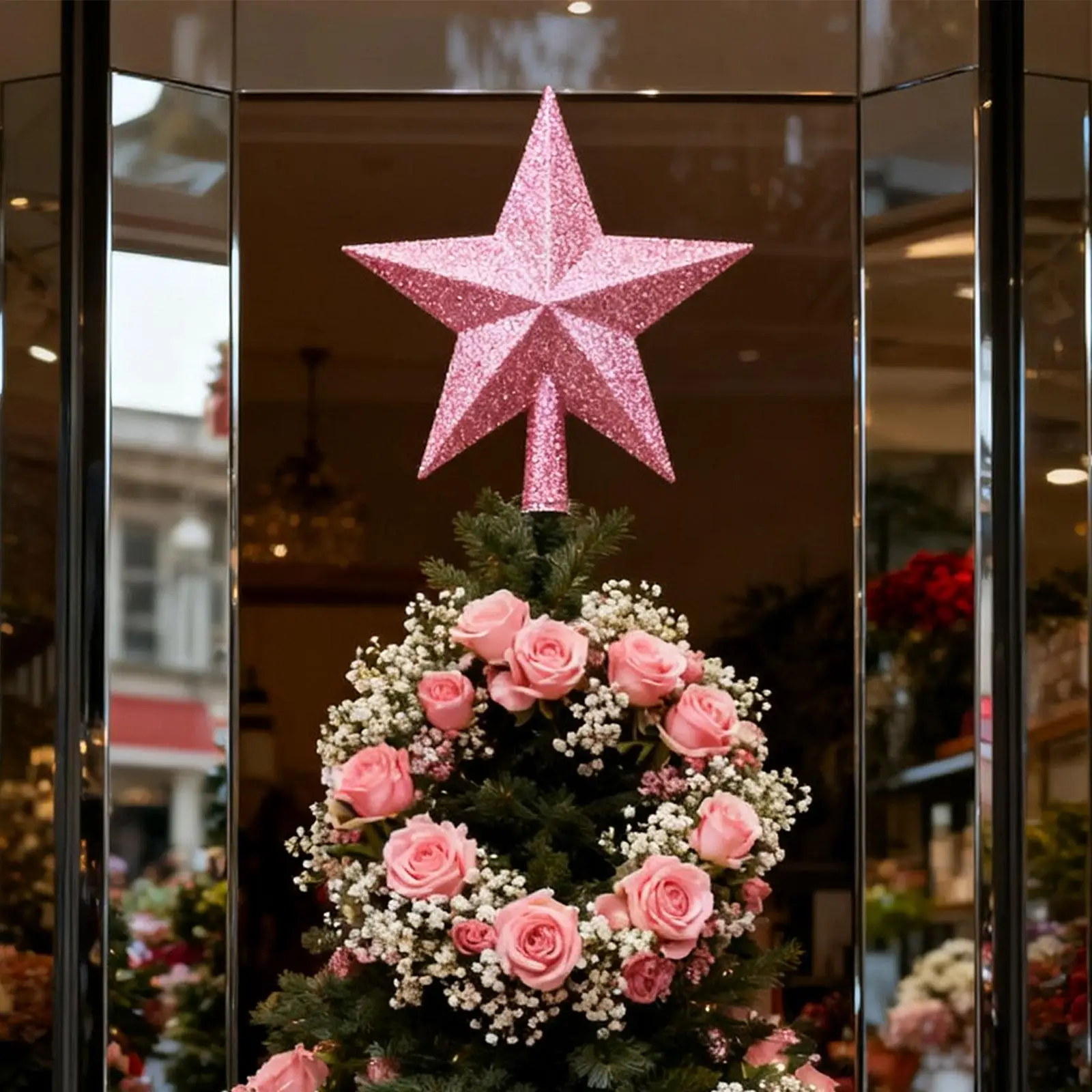 Star for Christmas Tree Top, Xmas Decor Party Decor, Ornament Christmas Tree Decoration Christmas Gifts, for New Year Xmas