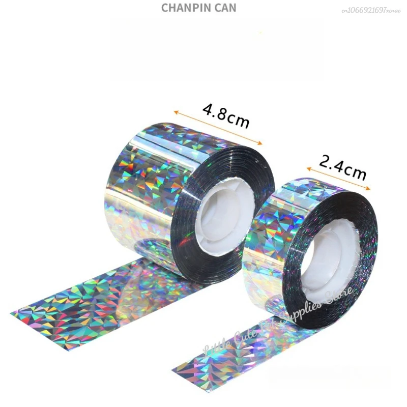 Cinta para asustar pájaros, cinta antiaves, cinta reflectante de doble cara para asustar a los pájaros, zorro, palomas, cintas repelentes - imagen 5