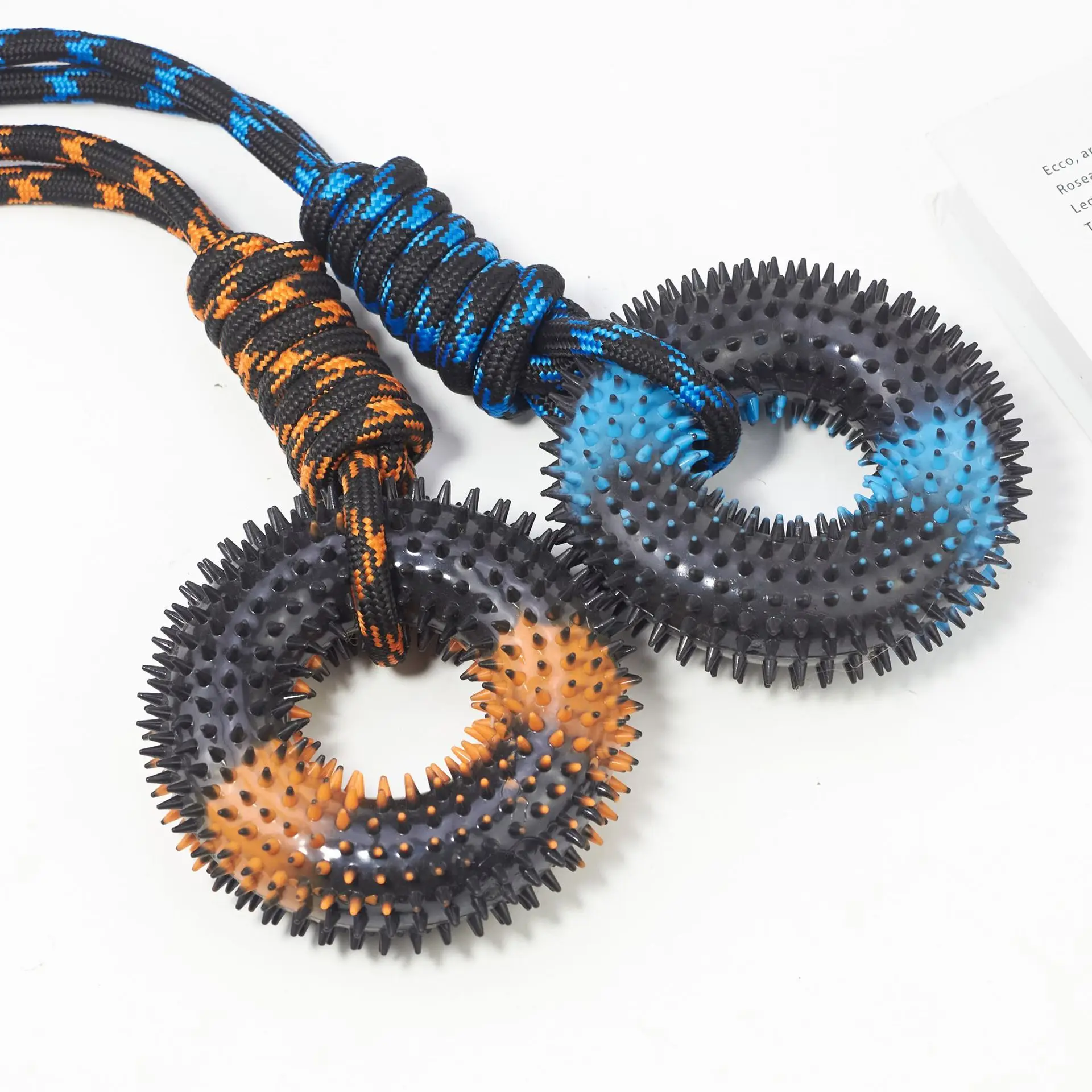 Anillo dental con púas para perros grandes – Juguete de entrenamiento - imagen 4