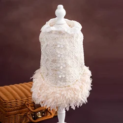 Vestidos Lolita Tweed para perros pequeños - Moda formal de fiestas