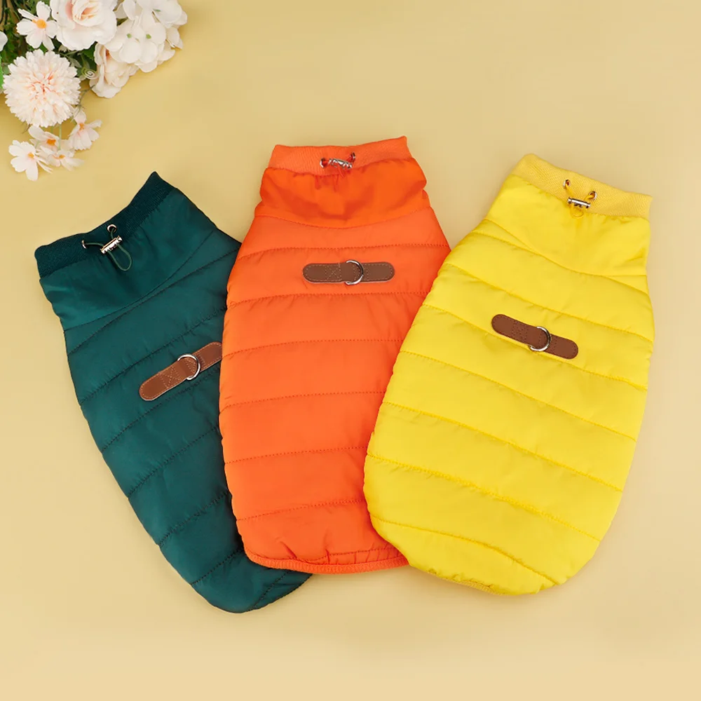 Ropa cálida de invierno para perros, ropa para mascotas Chihuahua Pug, chaleco acolchado de piel suave para perros, abrigo, ropa para perros pequeños y medianos, S-2XL