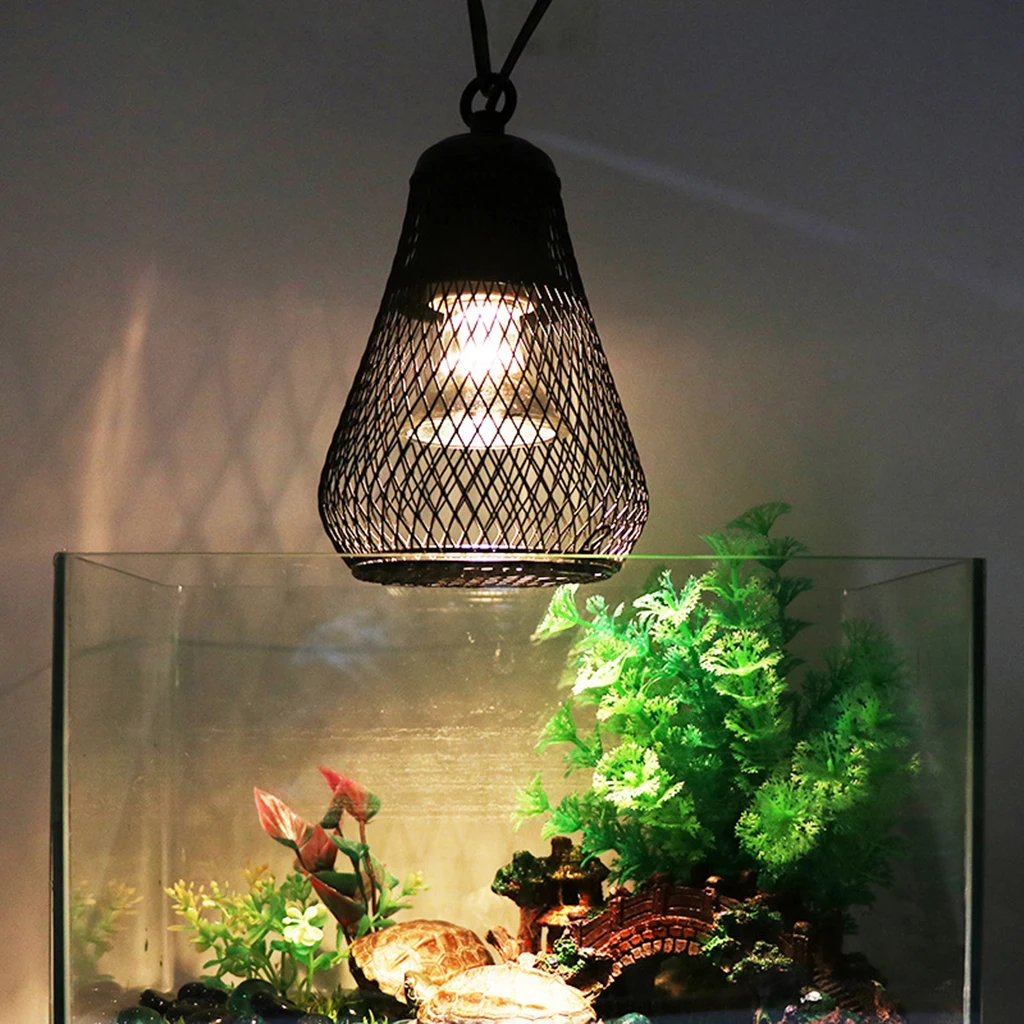 Reptile Lamp UVB UVA E27 Ceramic Light Holder for Turtle Amphibian Pet
