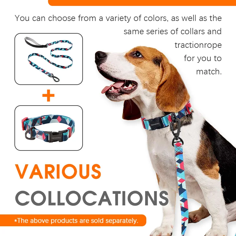 Collar ajustable de nailon suave para mascotas, accesorio de alta resistencia con hebilla de Metal para perros pequeños, medianos y grandes, caminar al aire libre - imagen 5